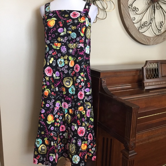 KSL Dresses & Skirts - KSL Size 18W Colorful Dress with Ruffle Bottom